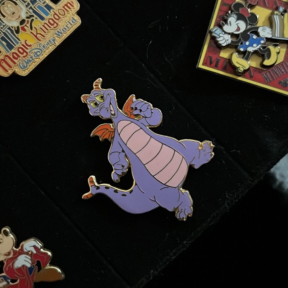 Disney figment purple pin rare hard to find trading pin - Picture 3 of 3